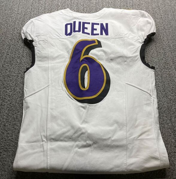 London Games - Ravens Patrick Queen Game Worn Jersey (10/15/23) Size 40 ...