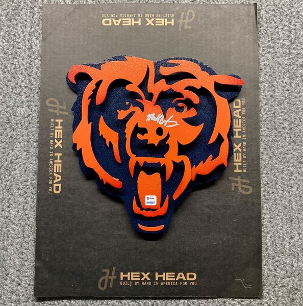 HOF - Bears Mike Singletary Signed 3D Metal Wall Art (12x12)