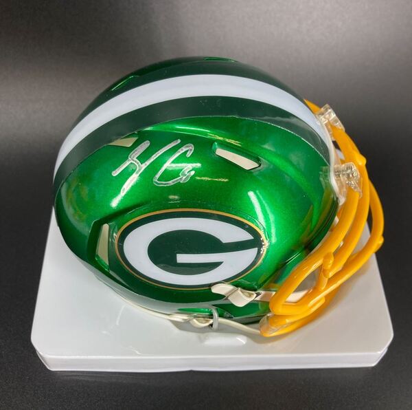NFL - Packers Sean Clifford Signed Flash Mini Helmet