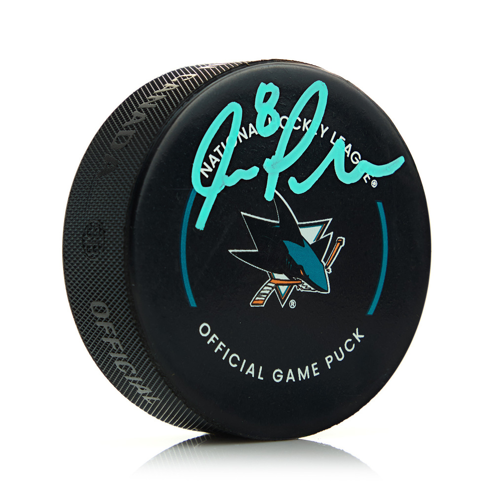 Joe Pavelski Signed San Jose Sharks Official Game Puck