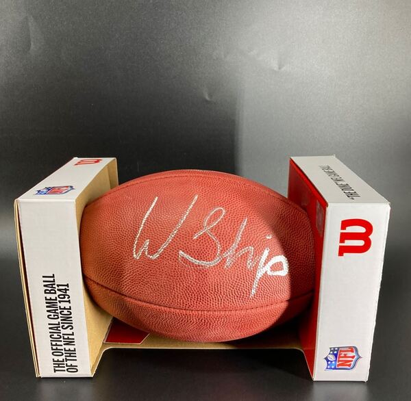 NFL - Eagles Will Shipley Signed Authentic Football