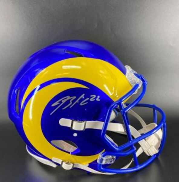 NFL - Rams Blake Corum Signed Authentic Helmet