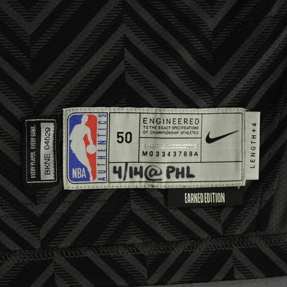 Kyrie Irving Brooklyn Nets GameWorn Earned Edition Jersey Scored