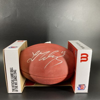 NFL - Chargers Ladd McConkey Signed Authentic Football