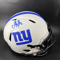 NFL - Giants Jalin Hyatt Signed Lunar Eclipse Authentic Speed Helmet