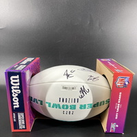 NFL - Chiefs Multi Sign Super Bowl 57 Panel Ball With 7 Signatures Inclu...