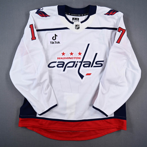 Image of Strome, Dylan<br>White Set 1 - Game-Issued (GI)<br>Washington Capitals<br>2025-26<br>#17