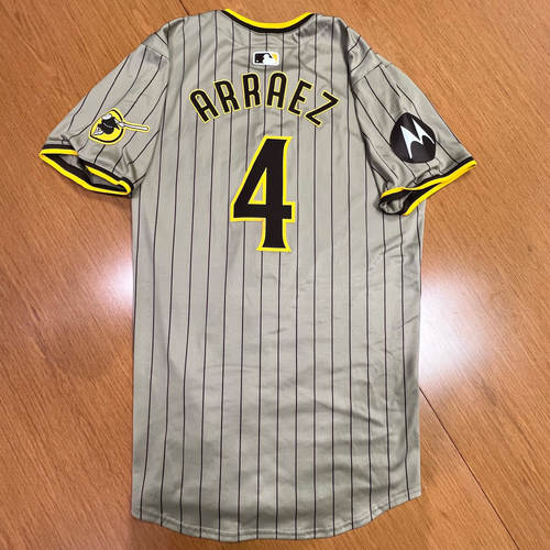 期間限定値下！！ah murderz 【SAN DIEGO PADRES 】 Luis Arraez 10/5/2024 NLDS Game 1 Game-Used Road Alternate