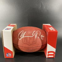 HOF - Rams Orlando Pace Signed Authentic Football with HOF 16 Inscription