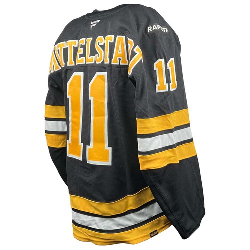 Photo of Game-Used 2025-2026 Season Home Hockey Jersey - Chara Jersey Retirement Night - Casey Mittelstadt