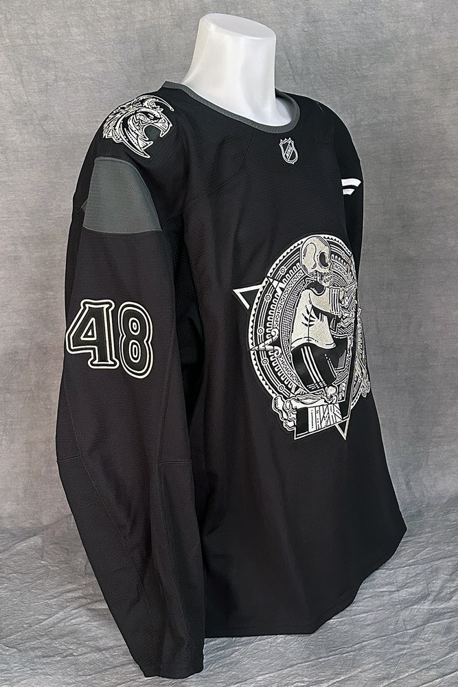 Noah Philp #48 - Autographed 2025-26 Edmonton Oilers Dia de los Muertos (Day of the Dead) Ltd Edition Fanatics Practice Jersey (Autographed Only / Not Worn)