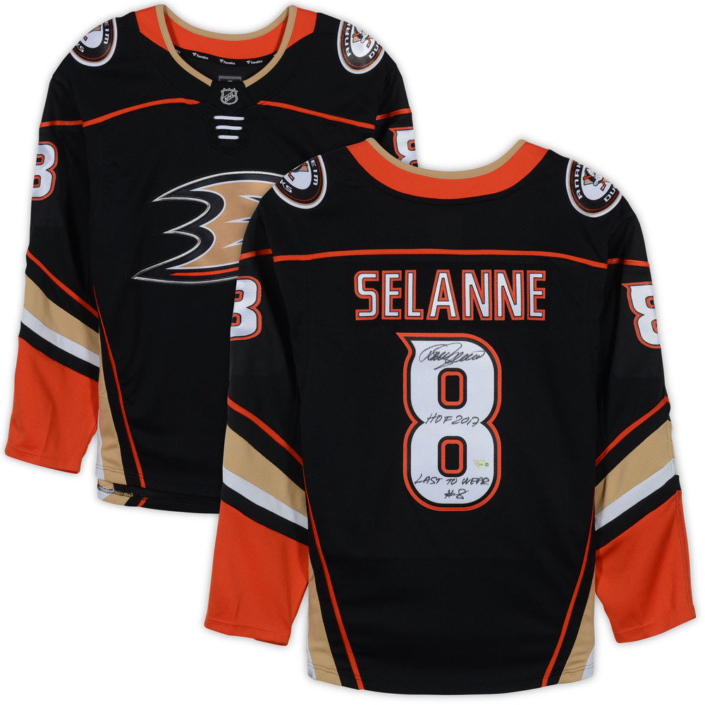 Teemu Selanne Anaheim Ducks Retirement Patch – Official Jersey Emblem, National Emblem