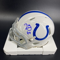 NFL - Colts Zaire Franklin Signed Mini Helmet
