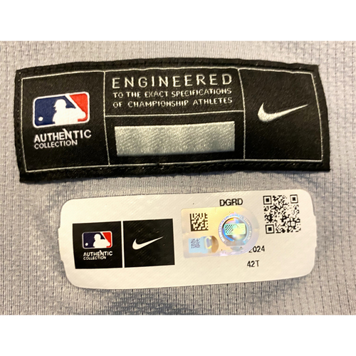 Javier Baez #28 Detroit Tigers Game-Used Road Jersey (MLB