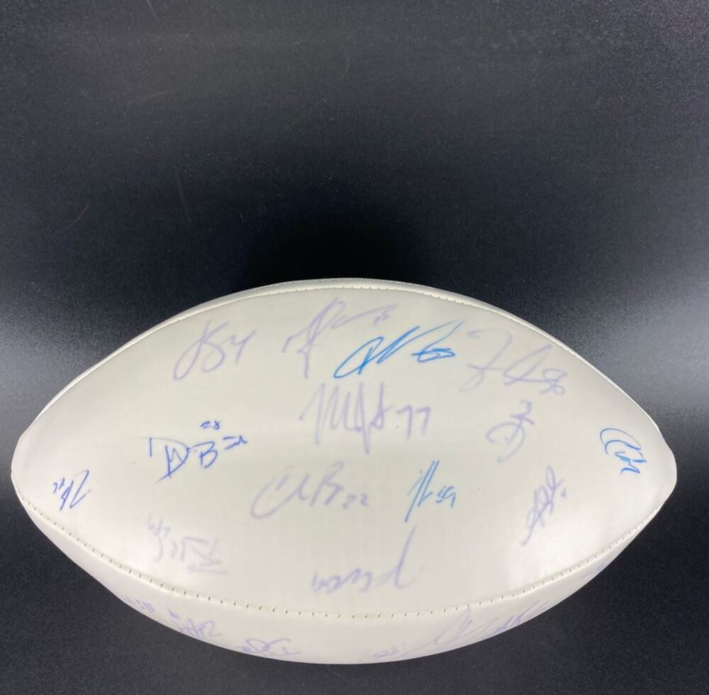 NFL - 49ers Multi Sign Super Bowl XLVII Panel Ball Signed By Over