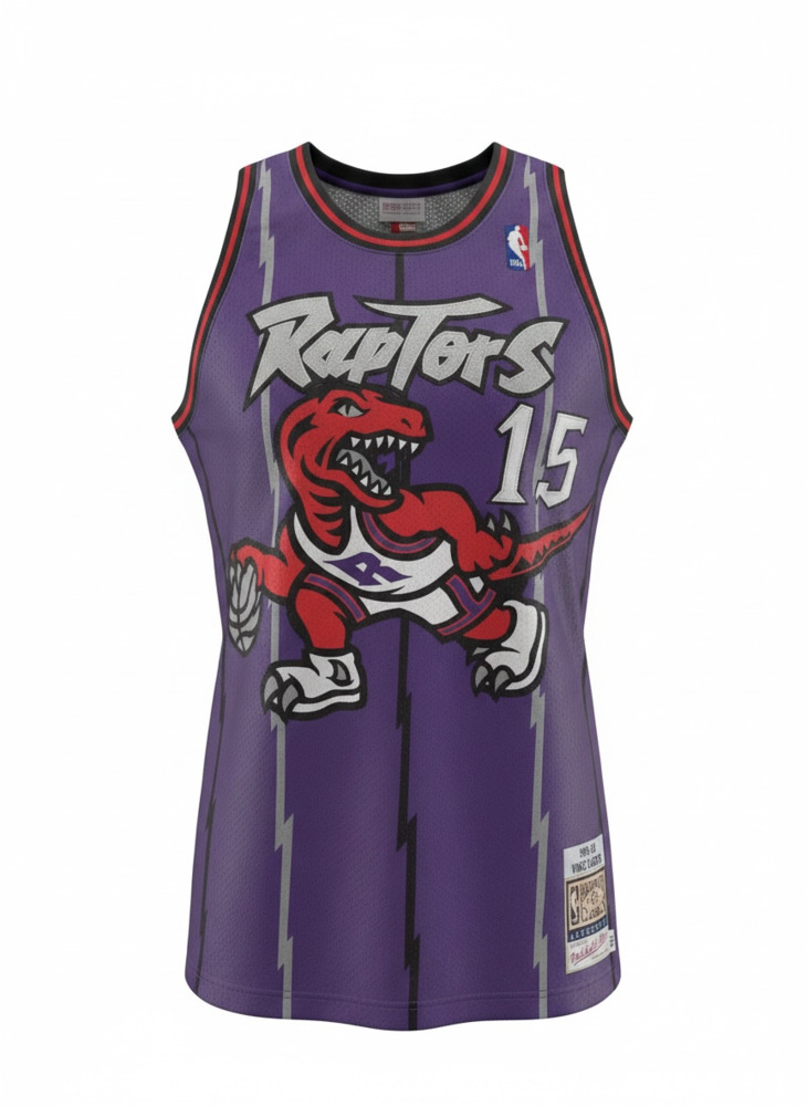  Vince Carter Autographed Toronto Raptors Mitchell & Ness Authentic Jersey 
