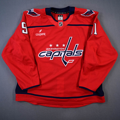 Image of Suzdalev, Alexander<br>Red Set 1 - Game-Issued (GI)<br>Washington Capitals<br>2025-26<br>#89