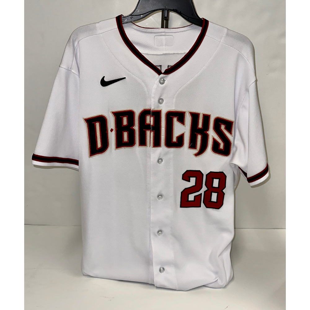 2022 Game Used Seth Beer Arizona Diamondbacks White/Red Jersey
