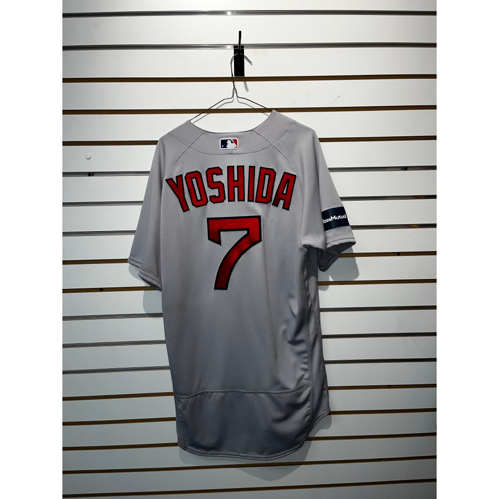 Masataka Yoshida Team Issued 2023 Road Jersey Size 42 Red Sox Auctions