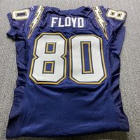 NFL - Chargers Malcolm Floyd Game Issued Jersey Size 48