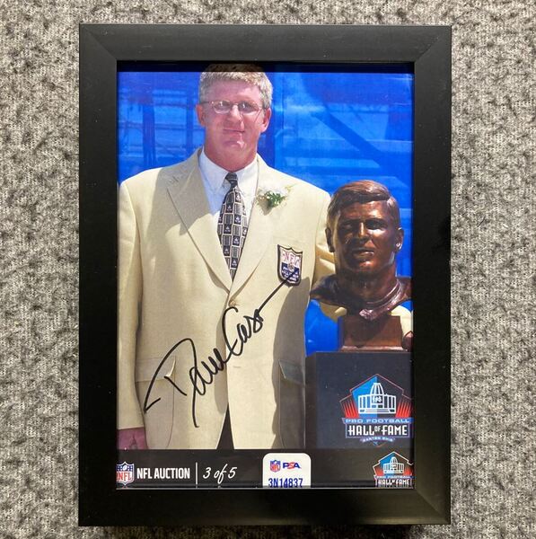 HOF - Raiders Dave Casper NFL Auction Exclusive Signed 5x7 Photo Individ...