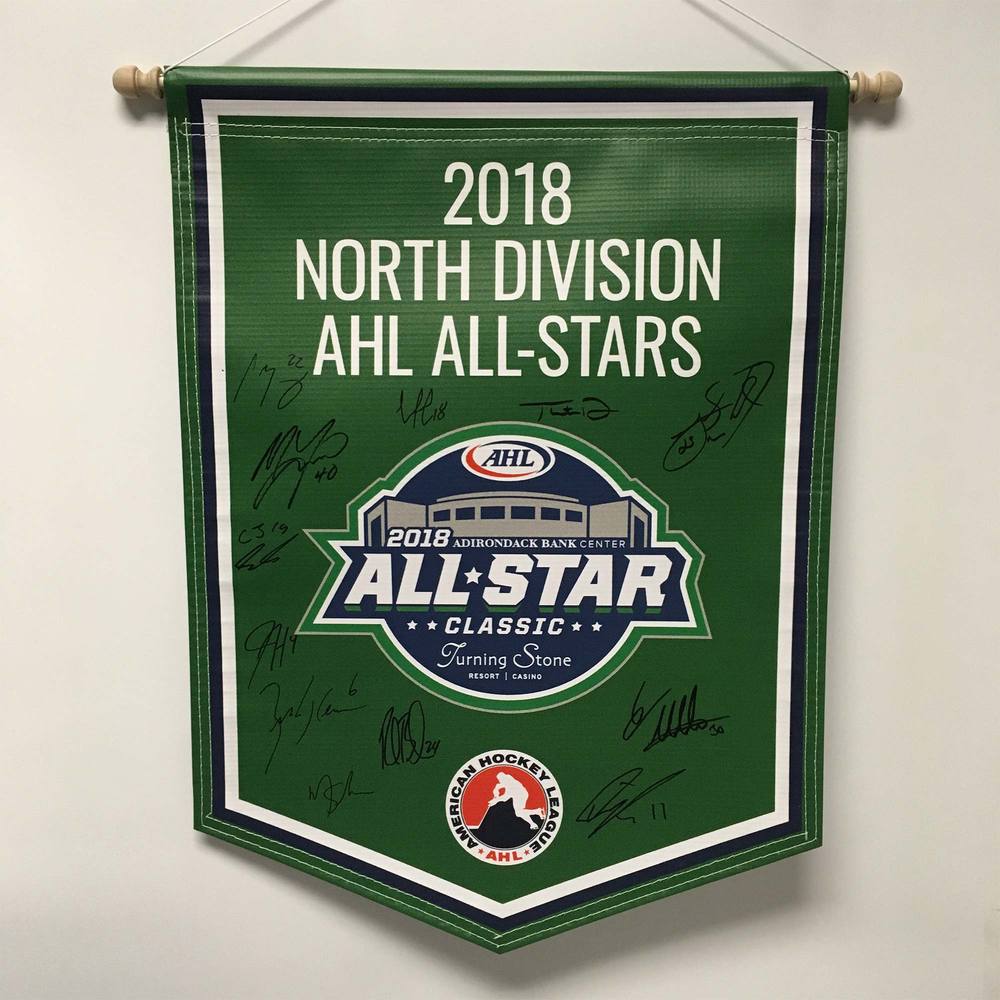 2018 North Division AHL All-Stars Team-Signed Banner