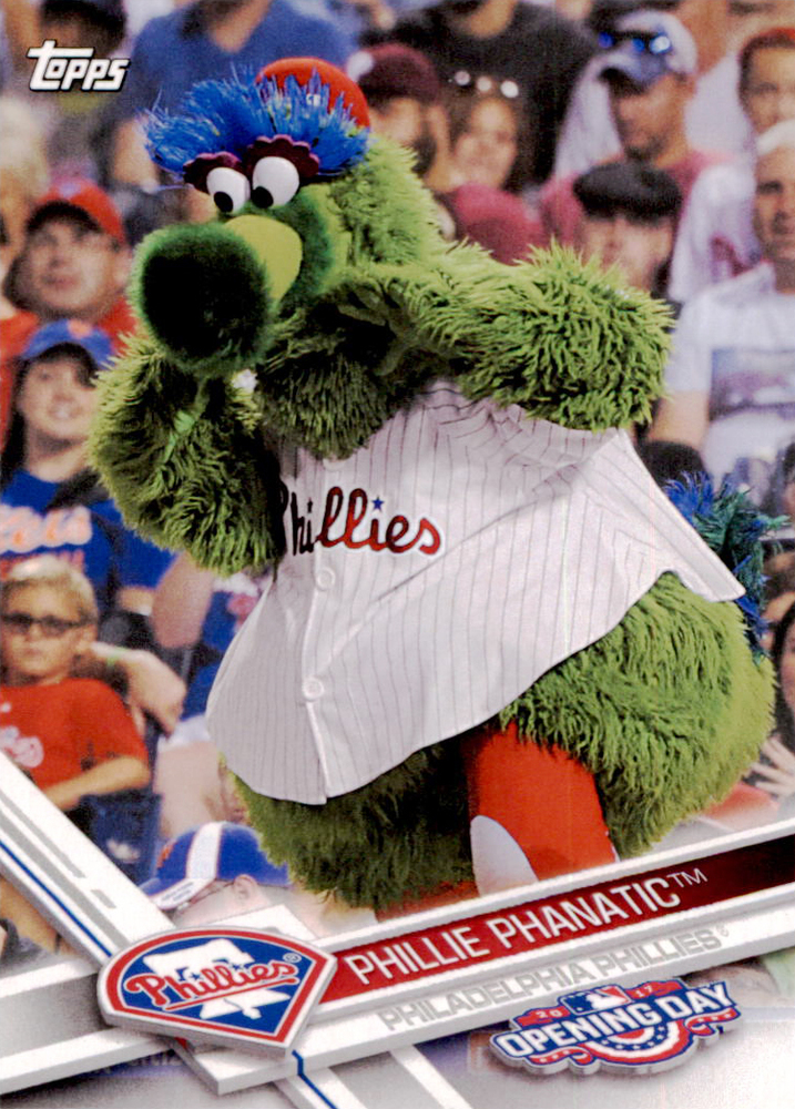 2017 Topps Opening Day Mascots #M11 Phillie Phanatic
