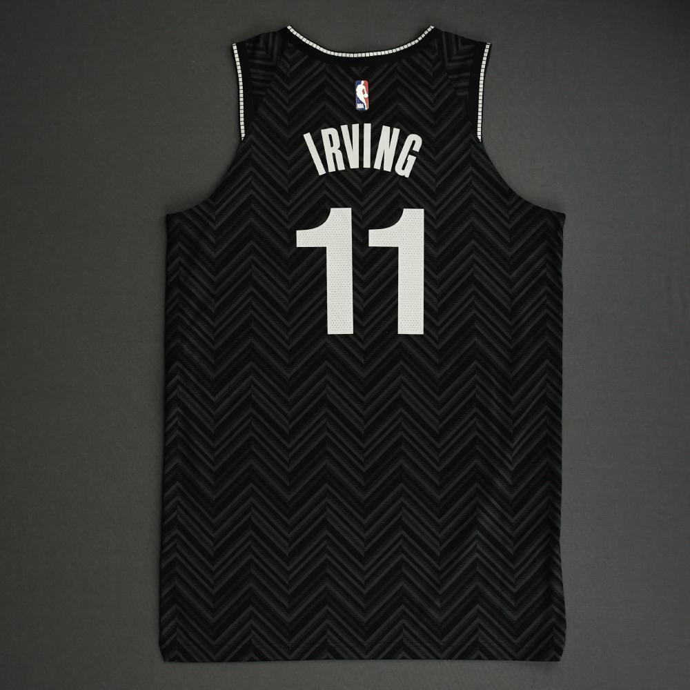 Kyrie Irving Brooklyn Nets GameWorn Earned Edition Jersey Scored