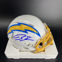 NFL - Chargers Brenden Rice Signed Mini Helmet