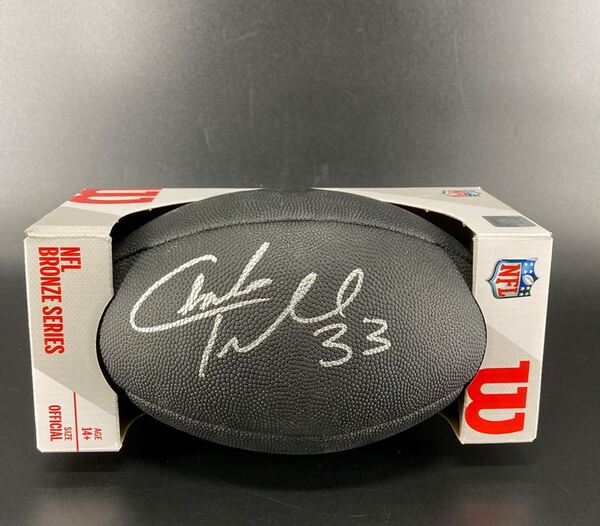 Legends - Bears Charles Tillman Signed Black Composite Football With Met...