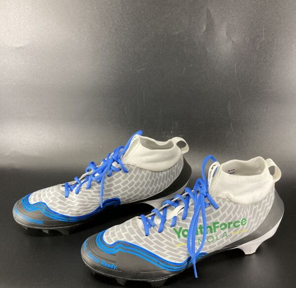 MCMC - Saints Tyler Shough Custom Cleats 2025 Season Size 13.5 - Proceed...