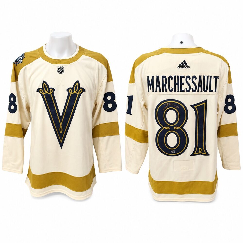 Jonathan Marchessault Autographed Vegas Golden Knights Winter Classic Adidas Jersey