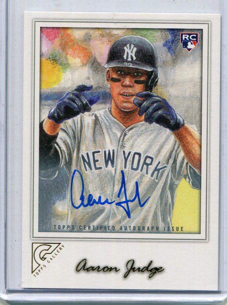 2017 Topps Gallery Autographs #117 Aaron Judge