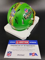 NFL - Giants Abdul Carter Signed NFL Draft Mini Helmet