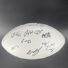 NFL - Chiefs Multi Sign Commemorative Super Bowl LIX Panel Ball Signed By Isaiah Pacheco, Carson Wentz and Others