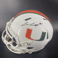 NFL - Miami Cam Ward Signed Replica Speed Helmet