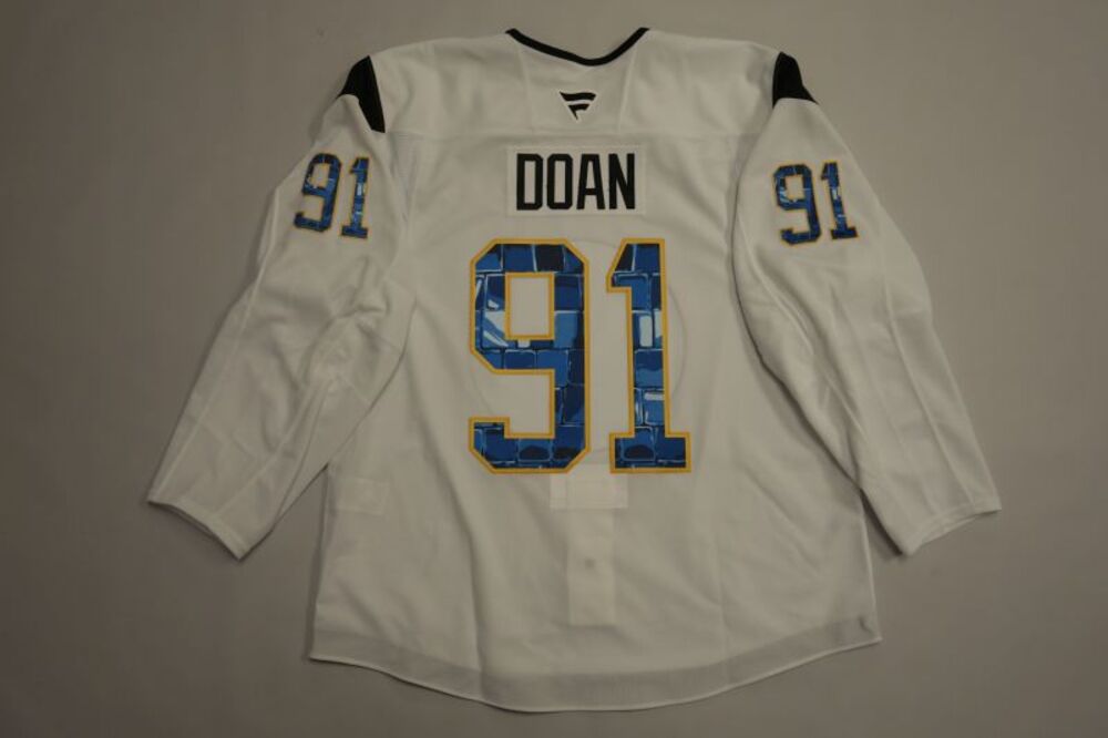Josh Doan 2025-26 Buffalo Sabres Pride Night Jersey