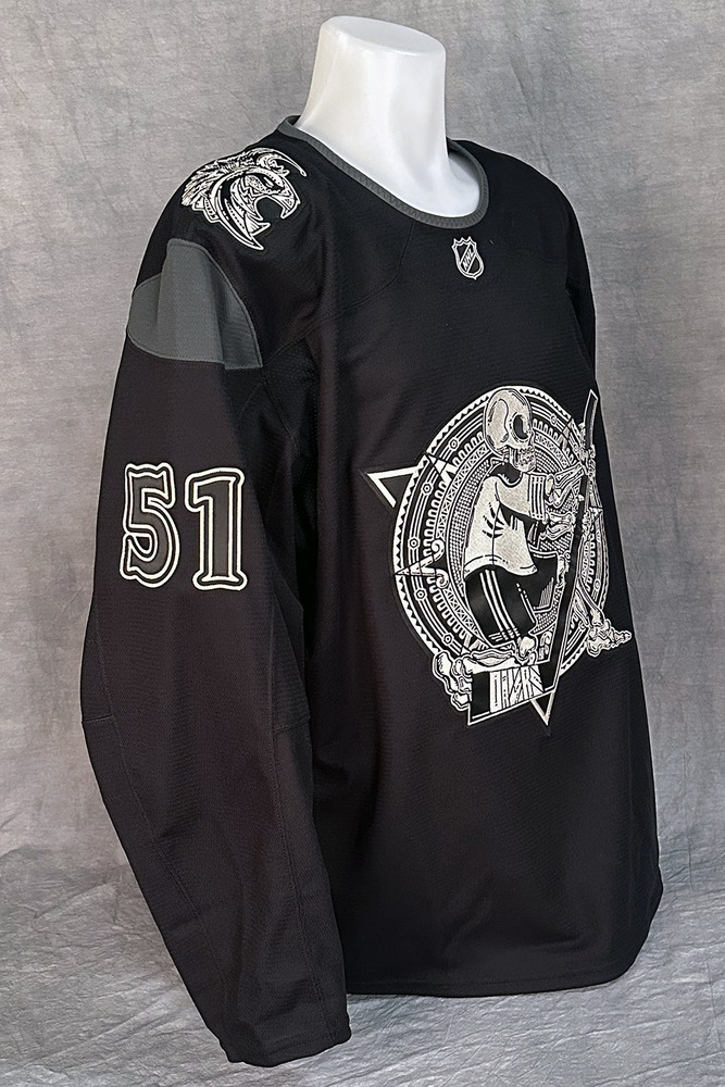 Troy Stecher #51 - Autographed 2025-26 Edmonton Oilers Dia de los Muertos (Day of the Dead) Ltd Edition Fanatics Practice Jersey (Autographed Only / Not Worn)