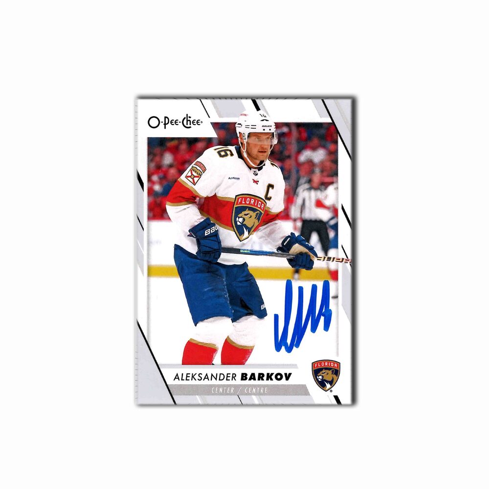 Aleksander Barkov Autographed Florida Panthers 2023-24 O-Pee-Chee #20 Hockey Card