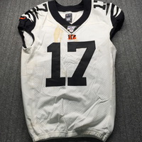 London Games - Bengals Stanley Morgan Game Worn Jersey (10/27/2019) Size 40