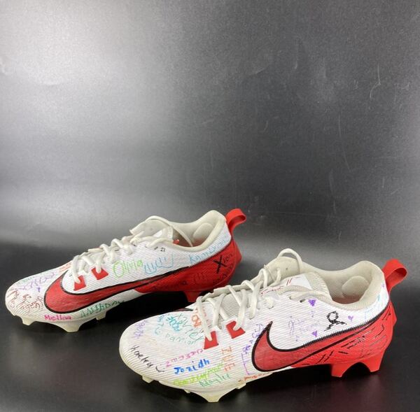 MCMC - Chiefs Jaden Hicks Custom Cleats 2025 Season Size 12 - Proceeds B...