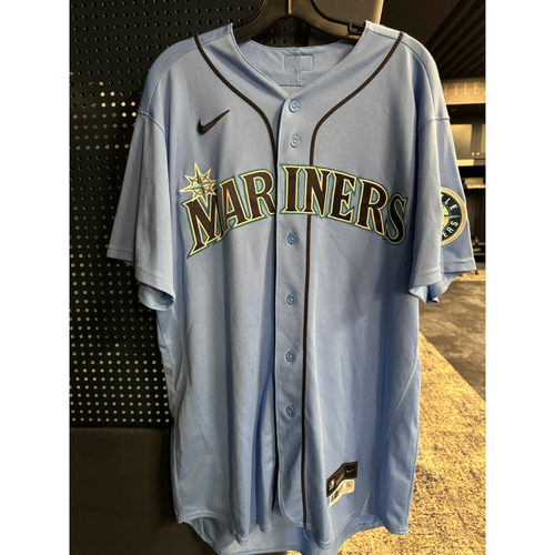 Cal Raleigh Team Issued 2021 Spring Training Jersey Seattle Mariners