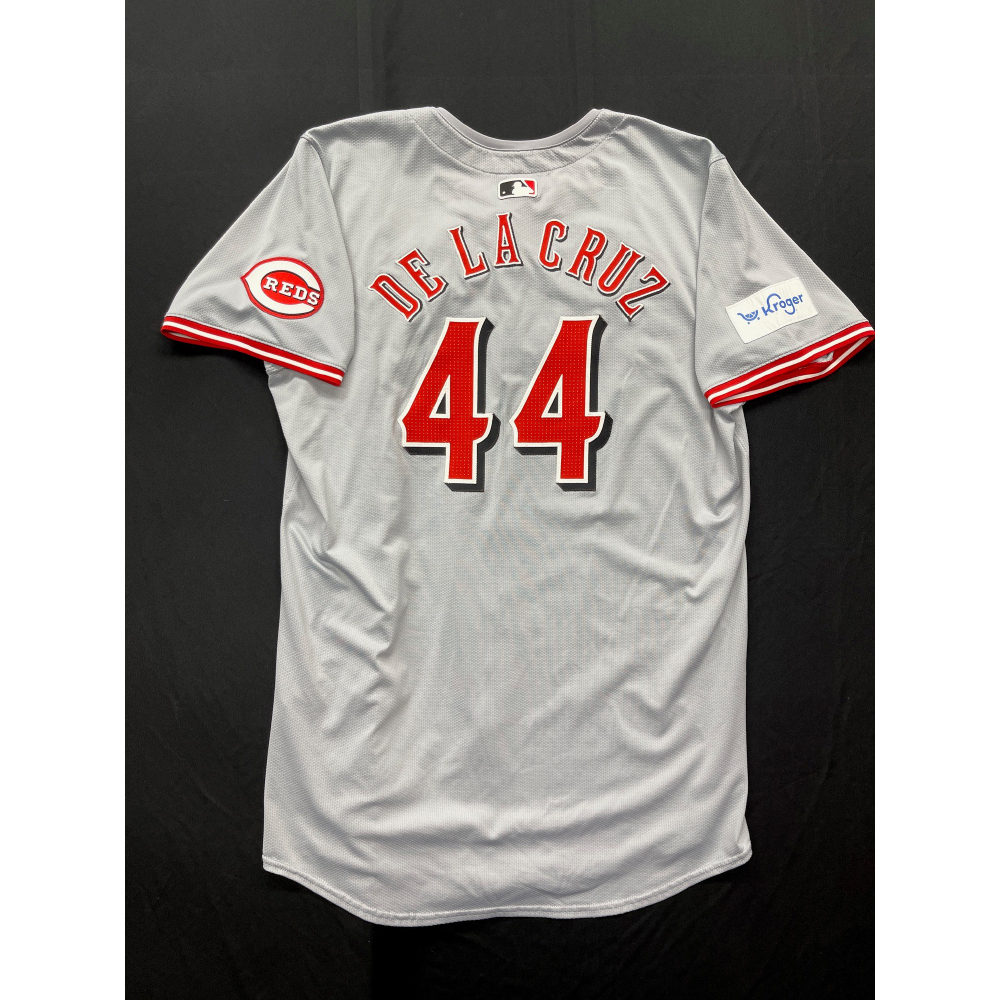 Elly De La Cruz -- Game Used Road Jersey -- Authenticated to 23