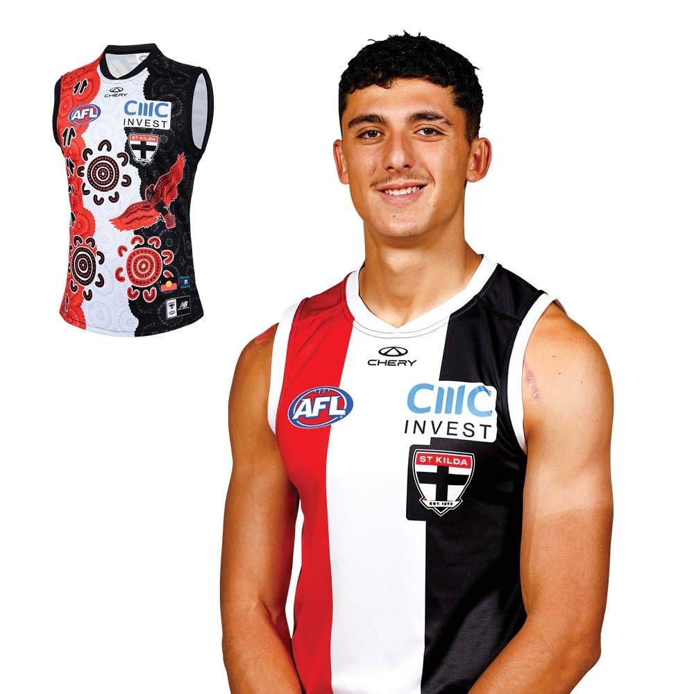 Anthony Caminiti #47 - 2025 Player First Nations Home Guernsey* Signed - Match Worn 