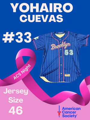 #33 Yohairo Cuevas Game Worn ACS Jersey (Size 46)