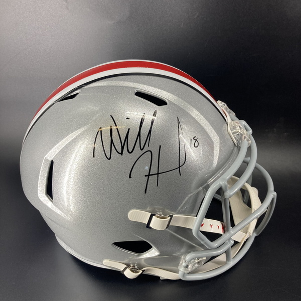 NFL - Ohio State Will Howard Signed Replica Speed Helmet
