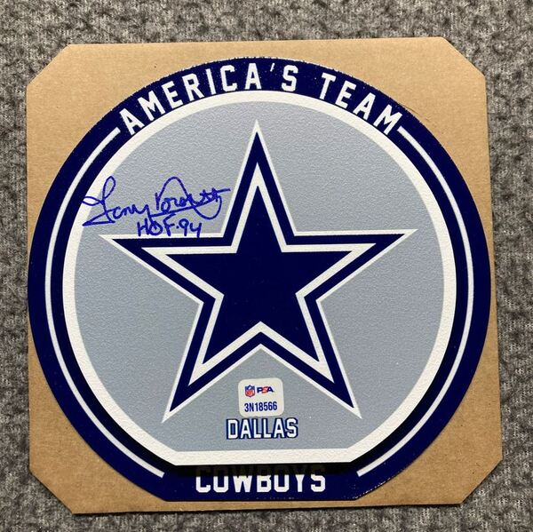 HOF - Cowboys Tony Dorsett Signed 3D Metal Wall Art (8x8)