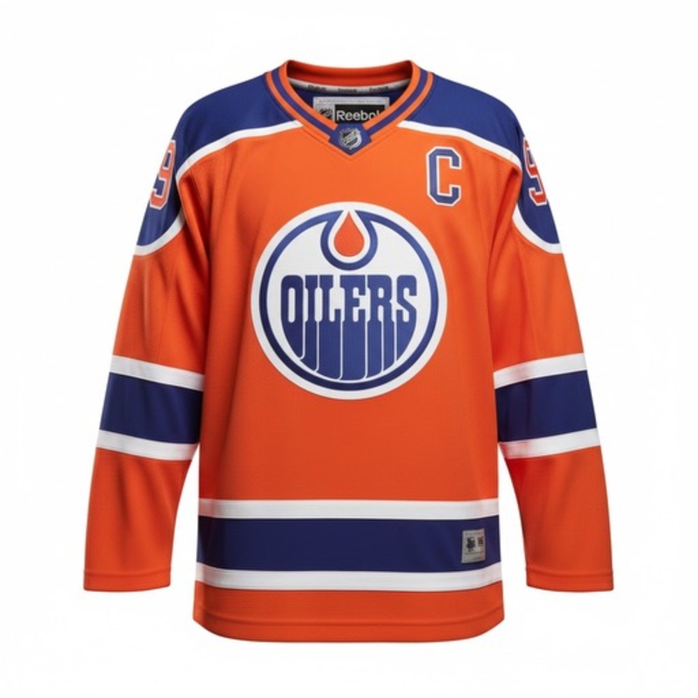 Connor McDavid Signed Edmonton Oilers Orange Jersey