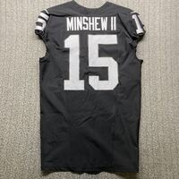 Crucial Catch - Raiders Gardner Minshew II Game Worn Jersey 2024 Season ...