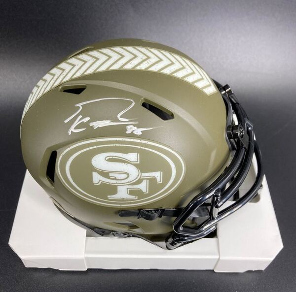 NFL - 49ers George Kittle Signed STS Mini Helmet